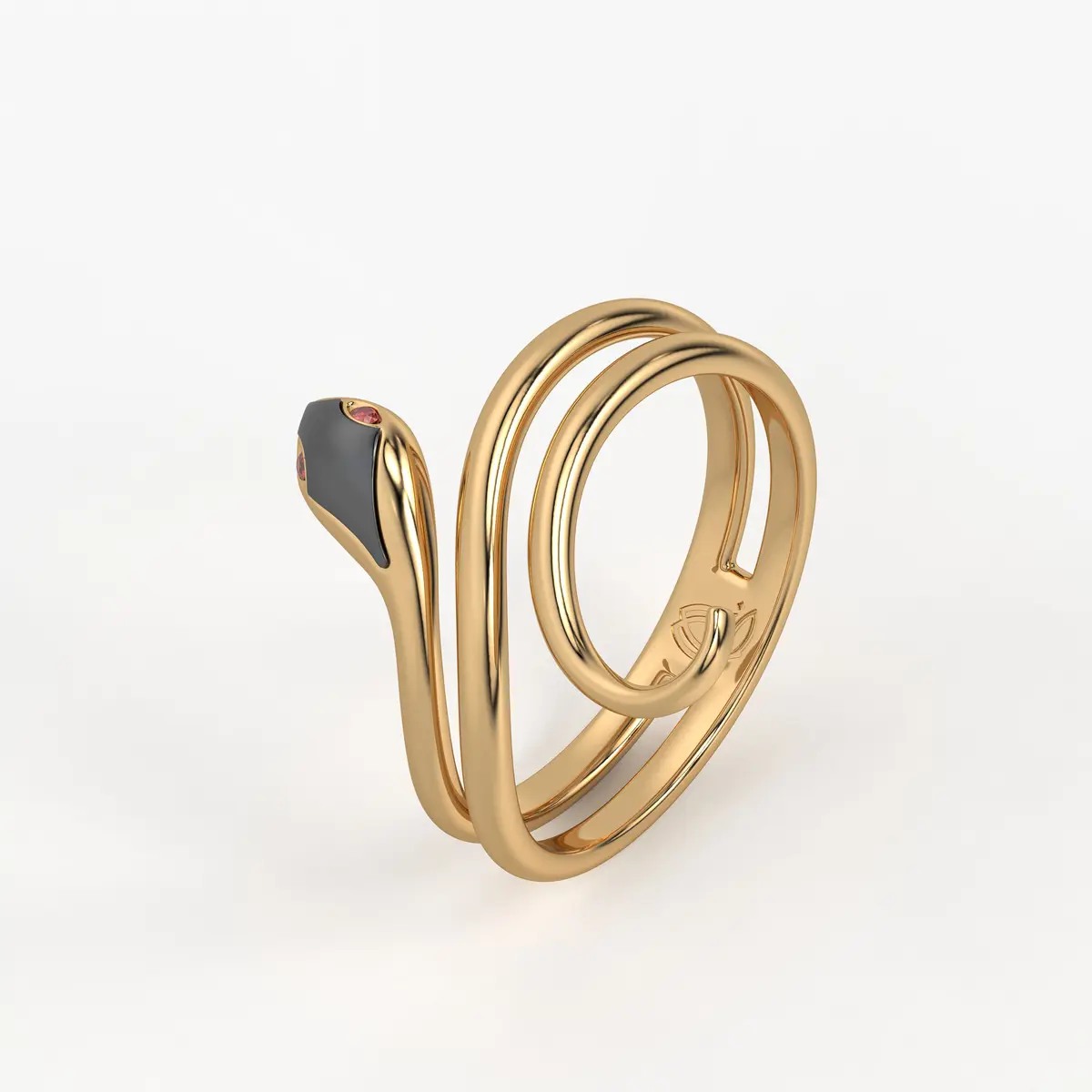 Serpelle Twist Snake Statement Ring