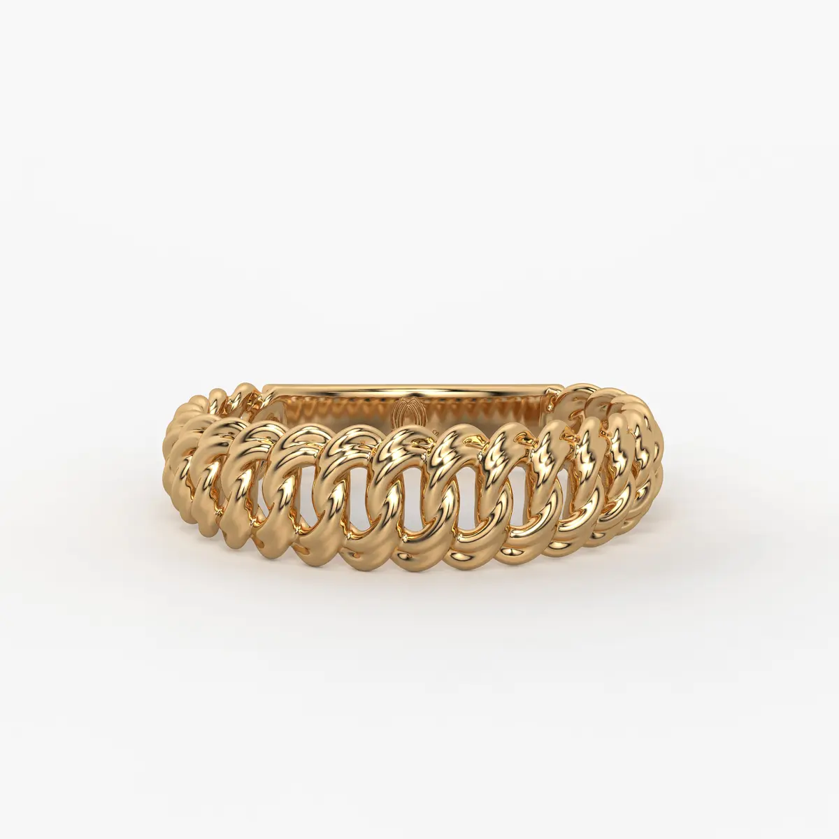 Rope Twist Classic Ladies Ring