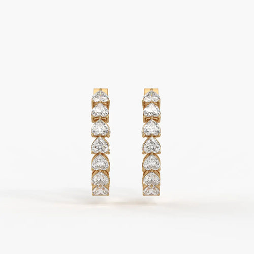 Heara Sparkle Hoop Earrings