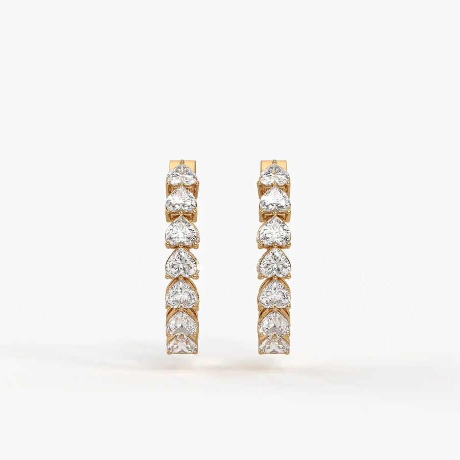 Heara Sparkle Hoop Earrings