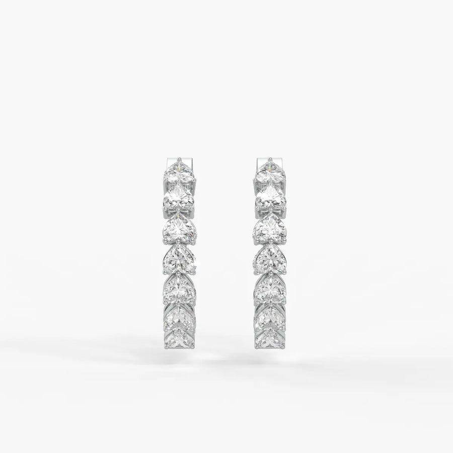 Heara Sparkle Hoop Earrings