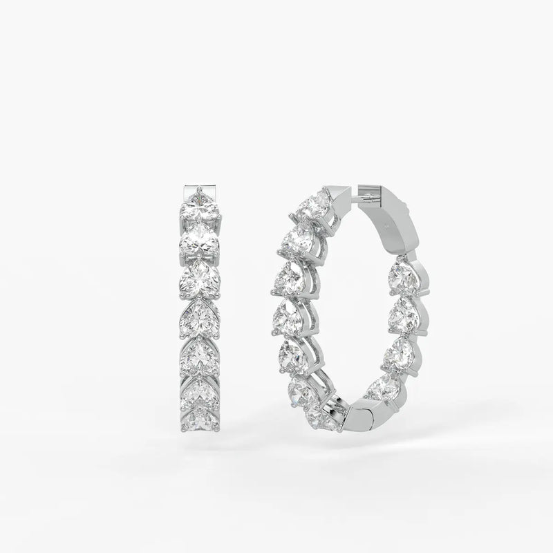 Heara Sparkle Hoop Earrings