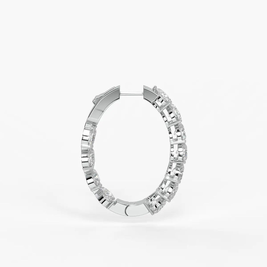 Heara Sparkle Hoop Earrings