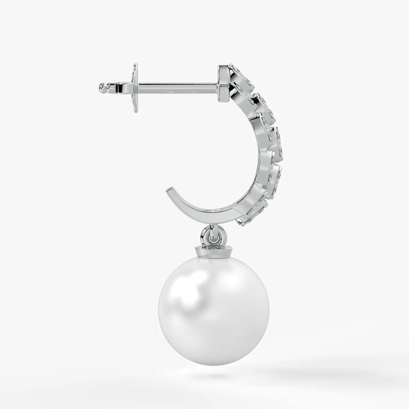 Marquise Pearl Drop Earrings