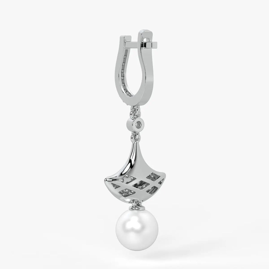Fan Pav? Drop Earrings