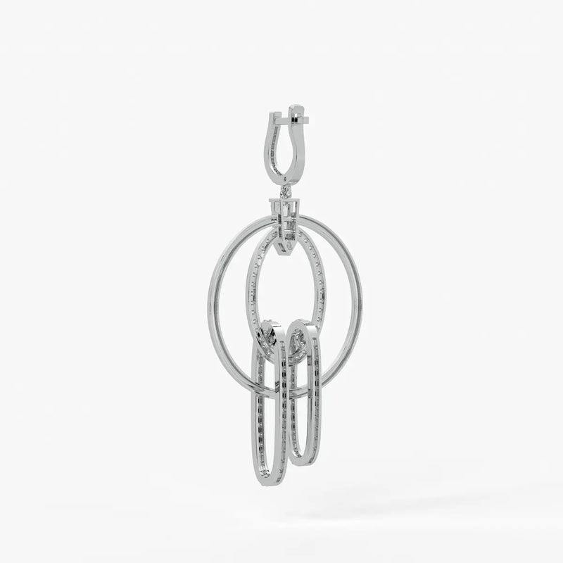 Orbit Layered Drop Earrings