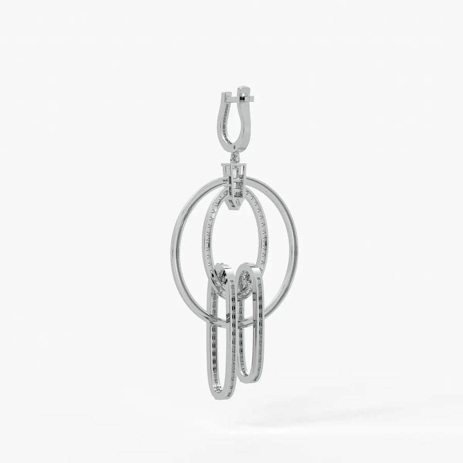 Orbit Layered Drop Earrings
