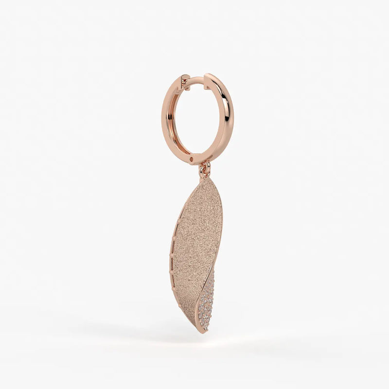 Twist Leaf Drop Earrings