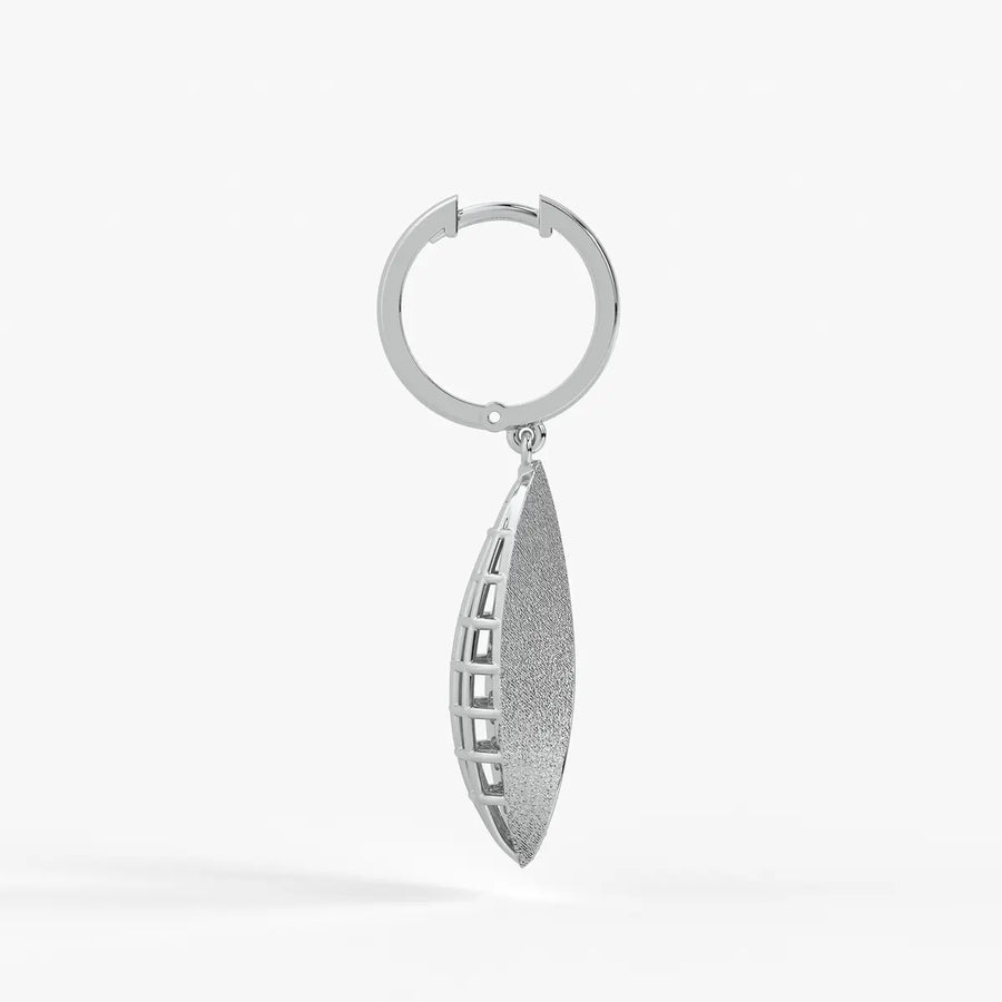 Twist Leaf Drop Earrings