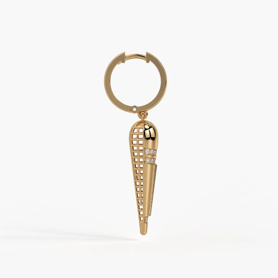 Tapered Cone Drop Earrings