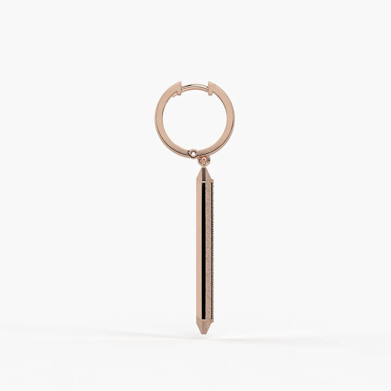 Octagon Bar Drop Earrings