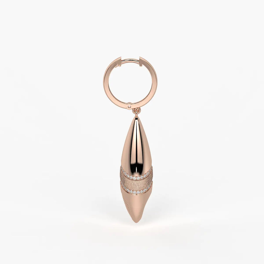 Tapered Teardrop Drop Earrings