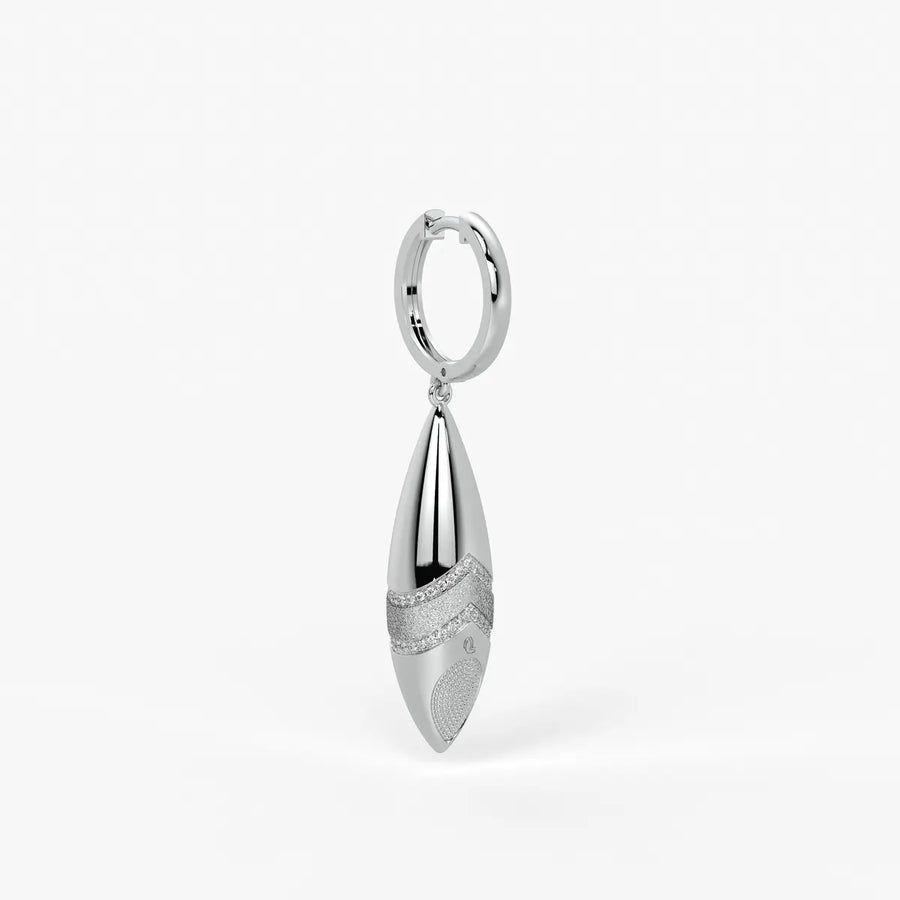 Tapered Teardrop Drop Earrings
