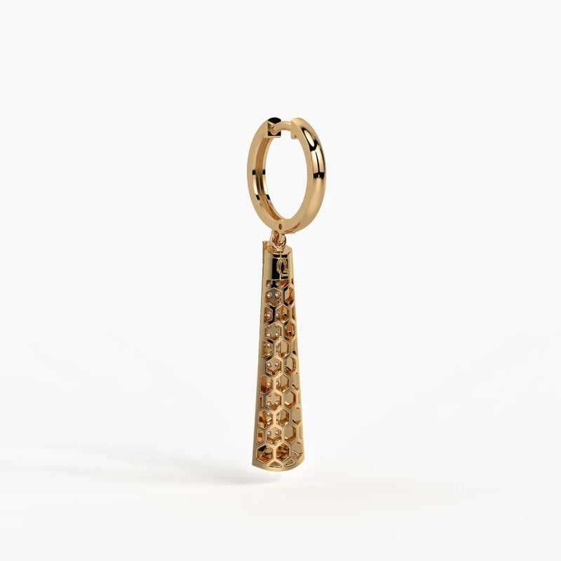 Tapered Bar Drop Earrings