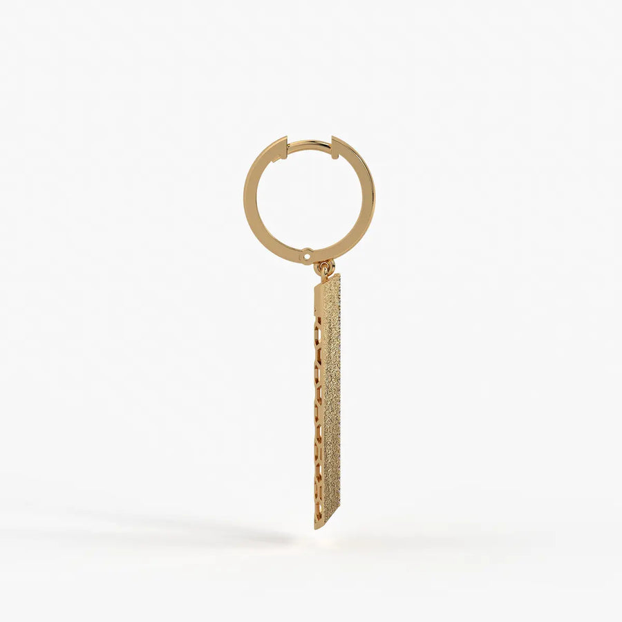 Tapered Bar Drop Earrings