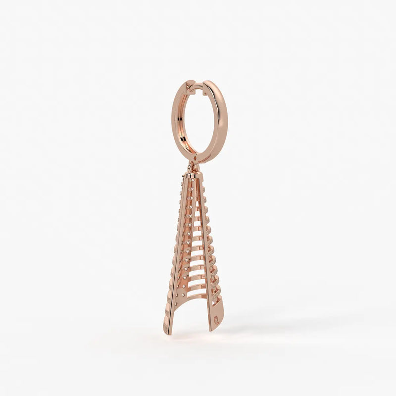 Lattice Tapered Drop Earrings