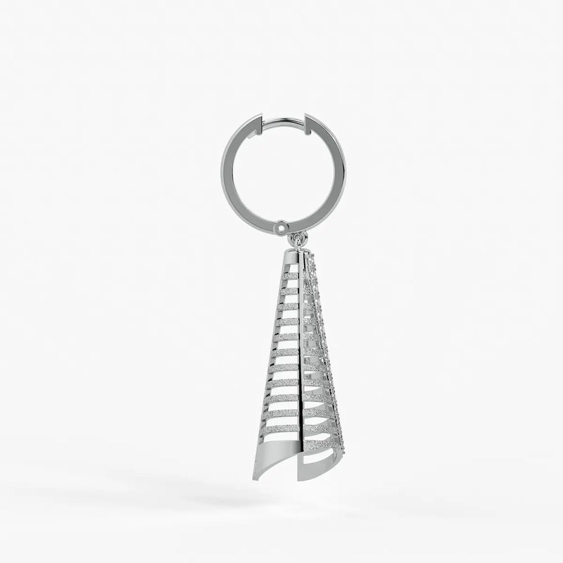 Lattice Tapered Drop Earrings