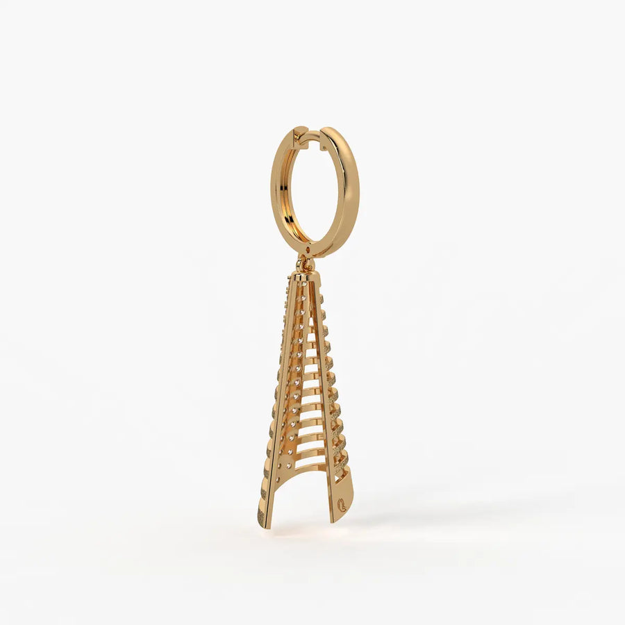 Lattice Tapered Drop Earrings