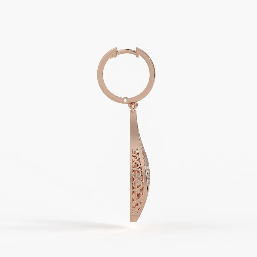 Swirl Leaf Drop Earrings