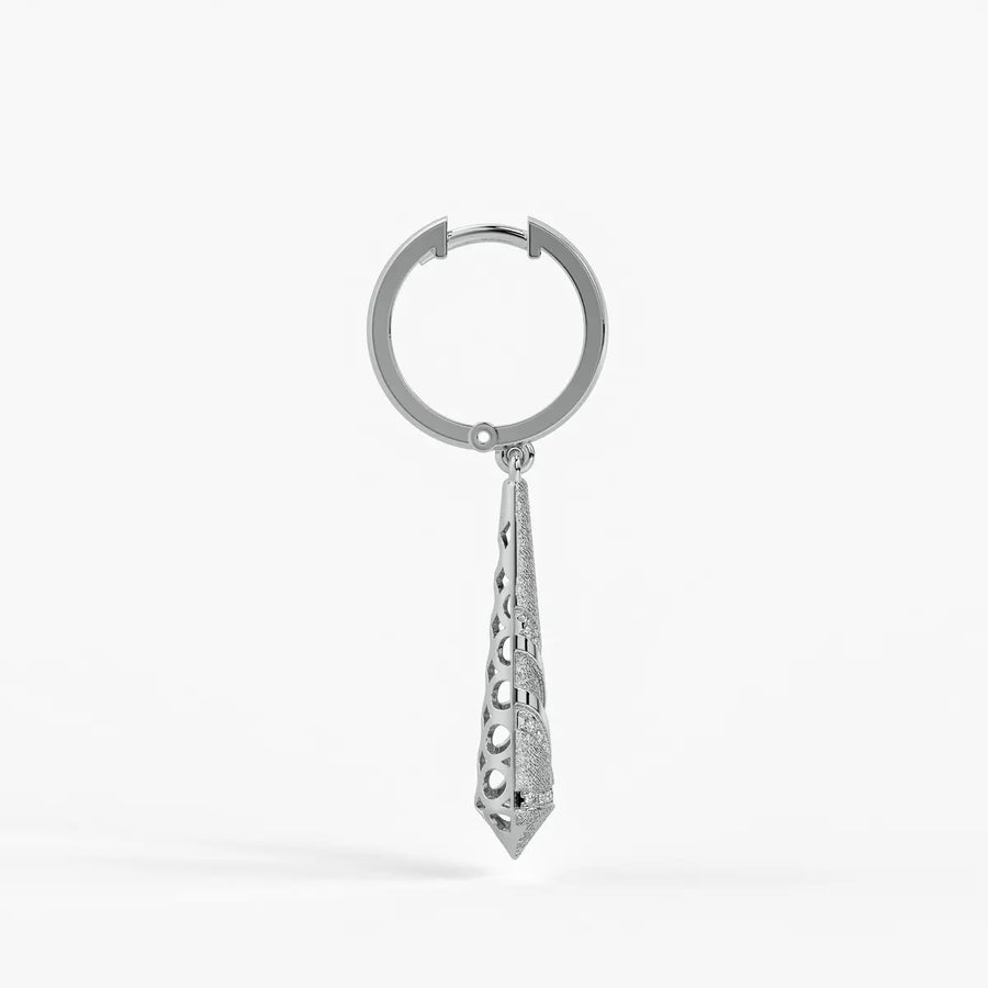 Spiral Cone Drop Earrings