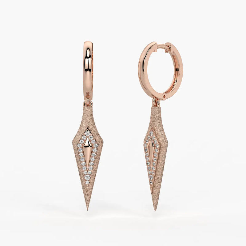Arrow Prism Drop Earrings