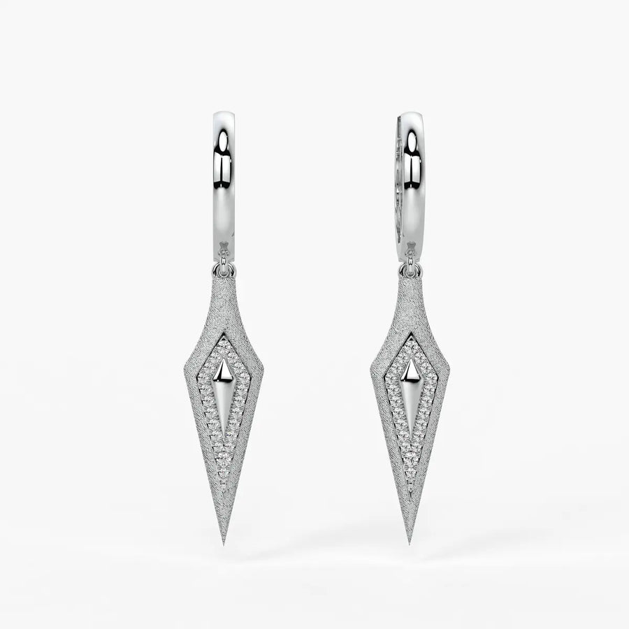 Arrow Prism Drop Earrings
