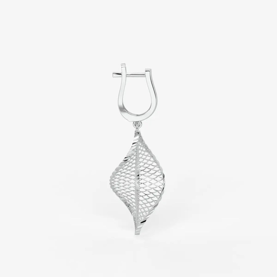 Twisted Leaf Drop Earrings