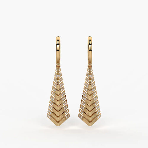 Vantiq Velocity Chevron Earrings