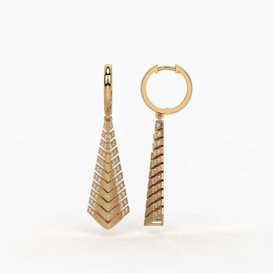 Vantiq Velocity Chevron Earrings