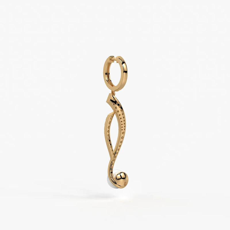 Lumivine Pearl Twist Drop Earrings