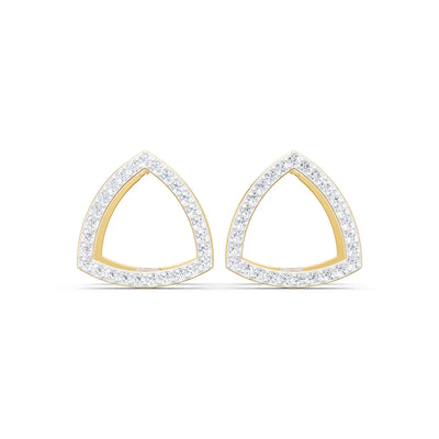 Keva Trillion Diamond Earrings