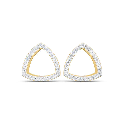 Keva Trillion Diamond Earrings