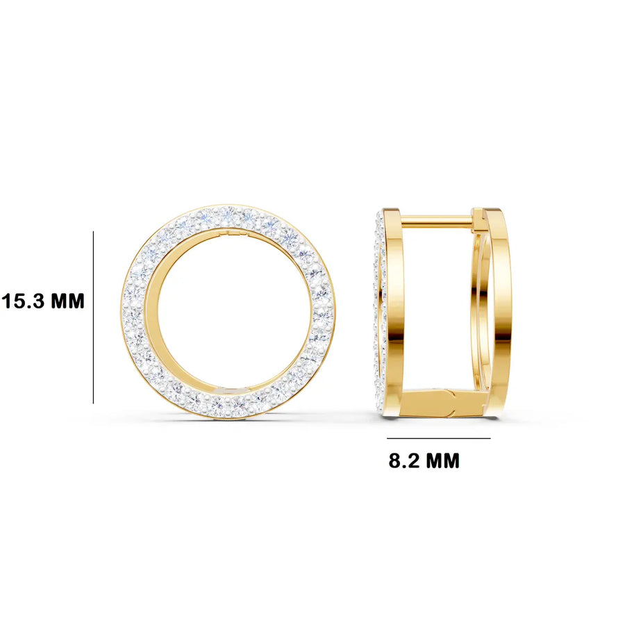 Orbita Spark Halo Stud Earrings