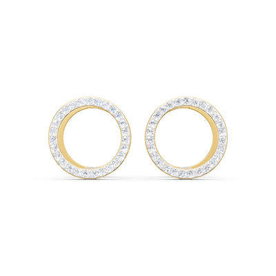Orbita Spark Halo Stud Earrings