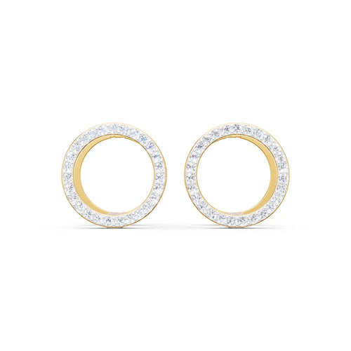 Orbita Spark Halo Stud Earrings