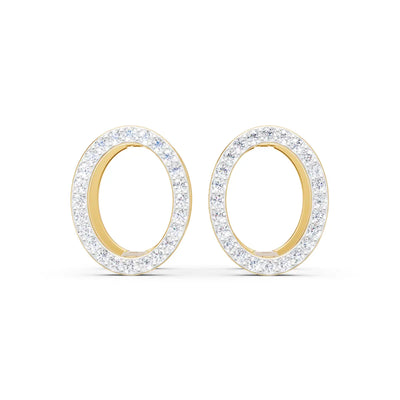 Elara Orbit Spark Stud Earrings
