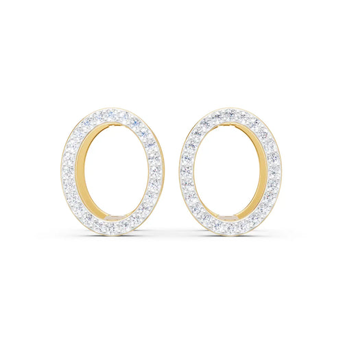 Elara Orbit Spark Stud Earrings