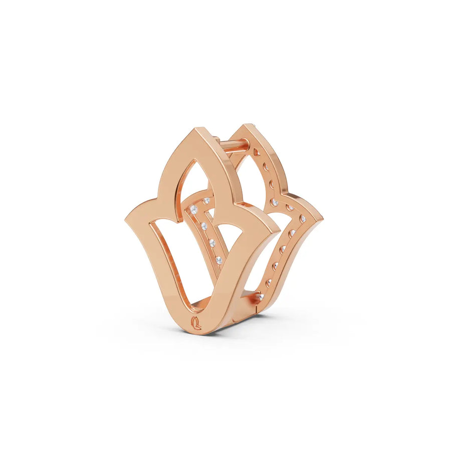 Kiara Trefoil Diamond Earrings