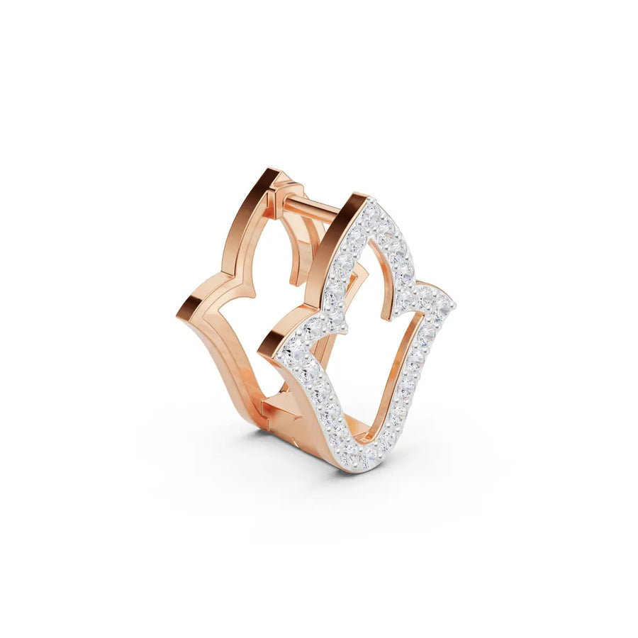 Kiara Trefoil Diamond Earrings