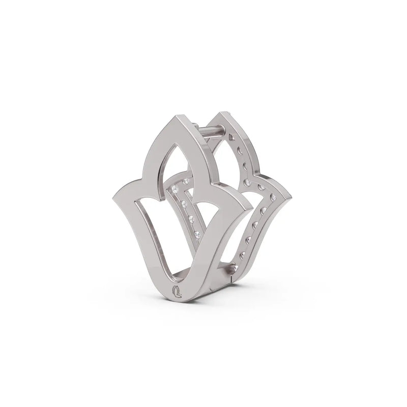 Kiara Trefoil Diamond Earrings