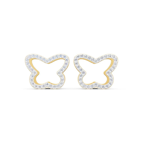 Fleur Papillon Diamond Earrings