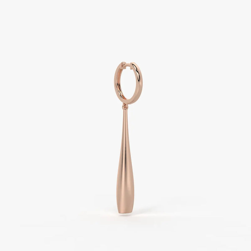 Elara Sway Drop Hoop Earrings