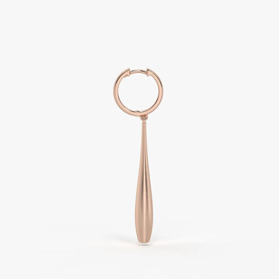 Elara Sway Drop Hoop Earrings
