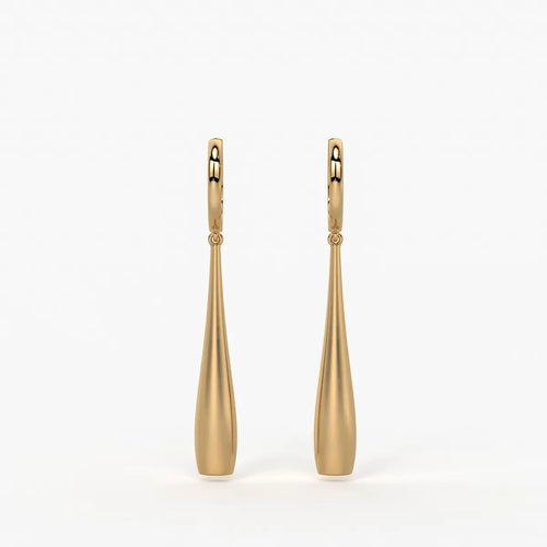 Elara Sway Drop Hoop Earrings