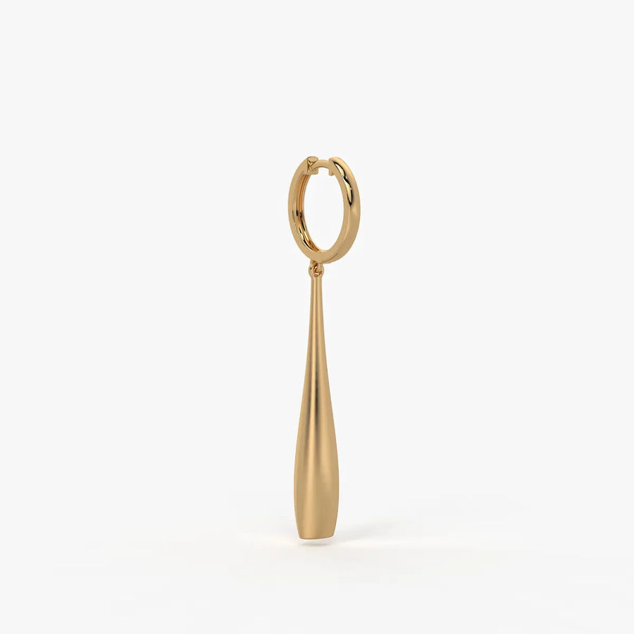 Elara Sway Drop Hoop Earrings