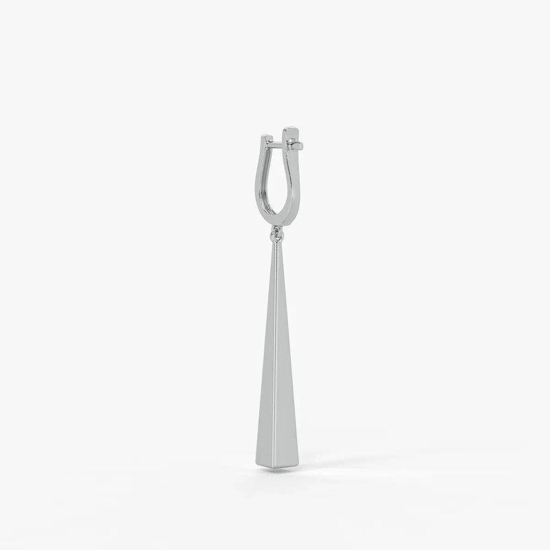 Avenyx Taper Drop Hoop Earrings