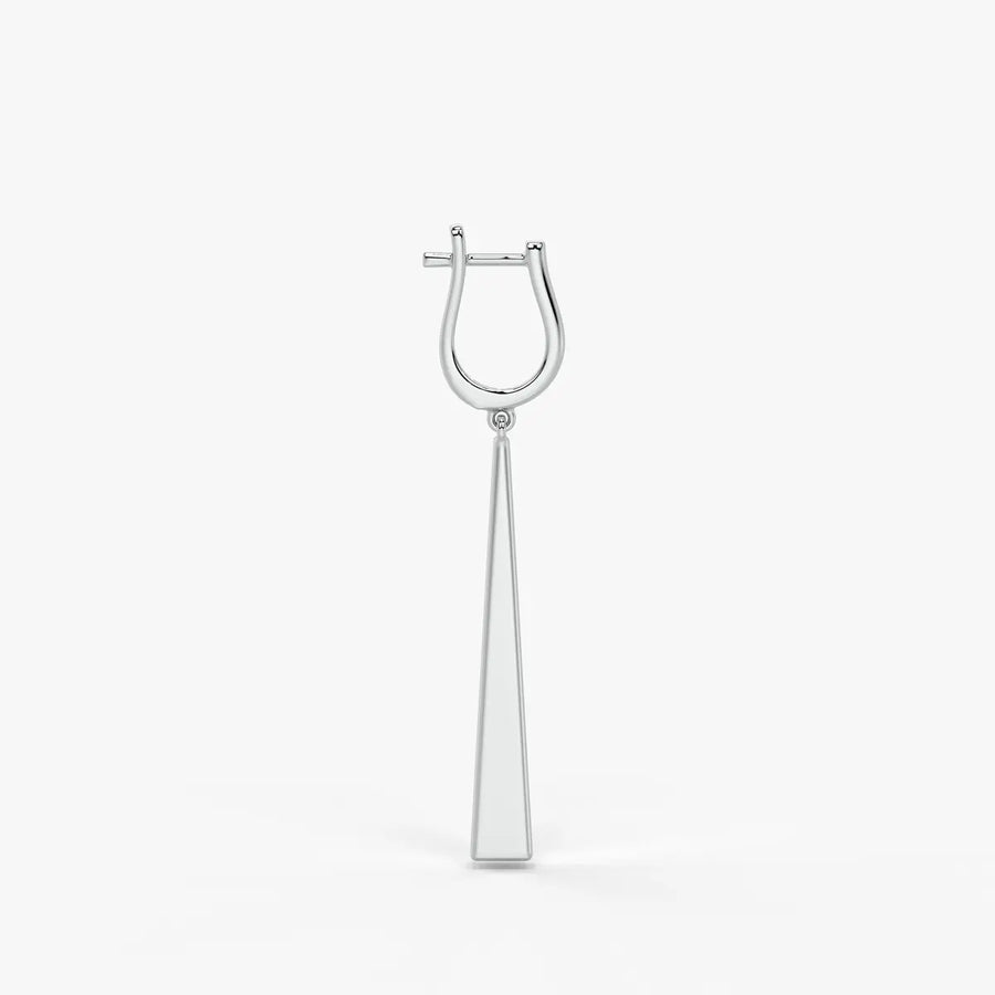 Avenyx Taper Drop Hoop Earrings