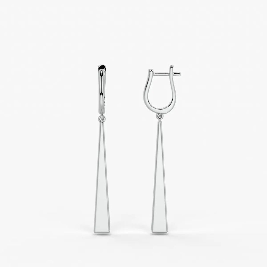 Avenyx Taper Drop Hoop Earrings