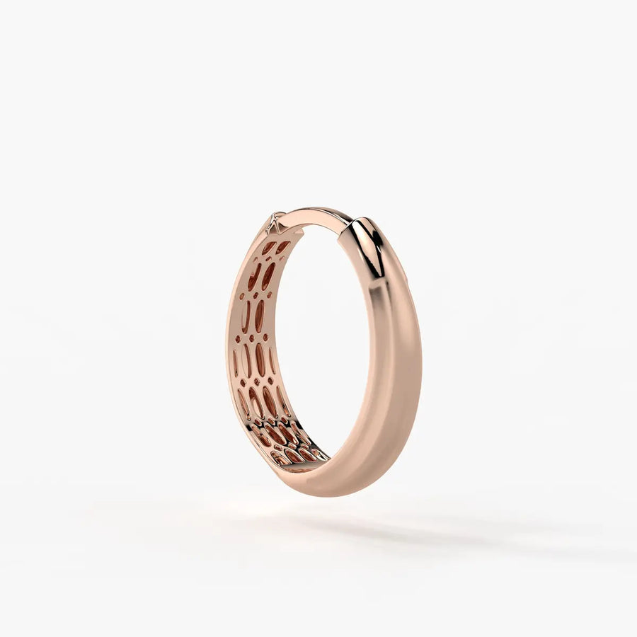 Cymora Dome Hoop Earrings