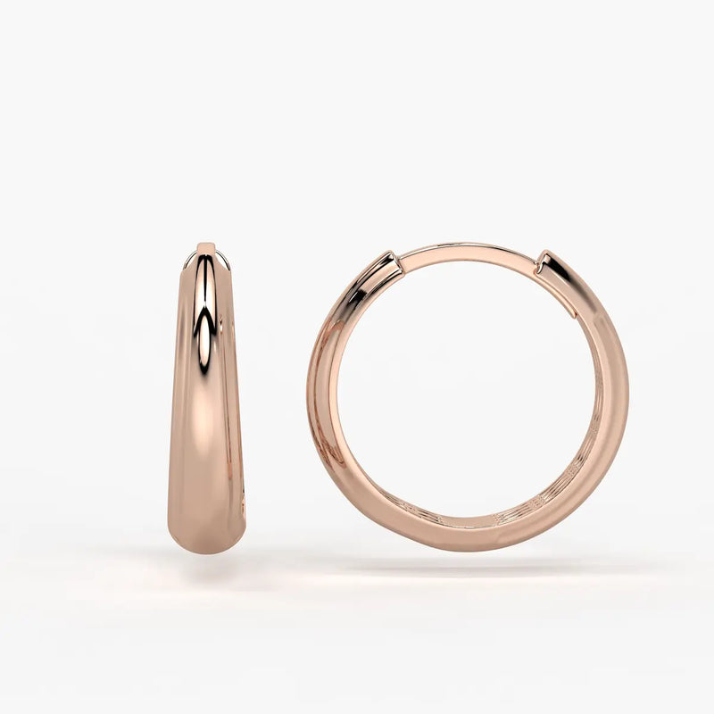 Cymora Dome Hoop Earrings